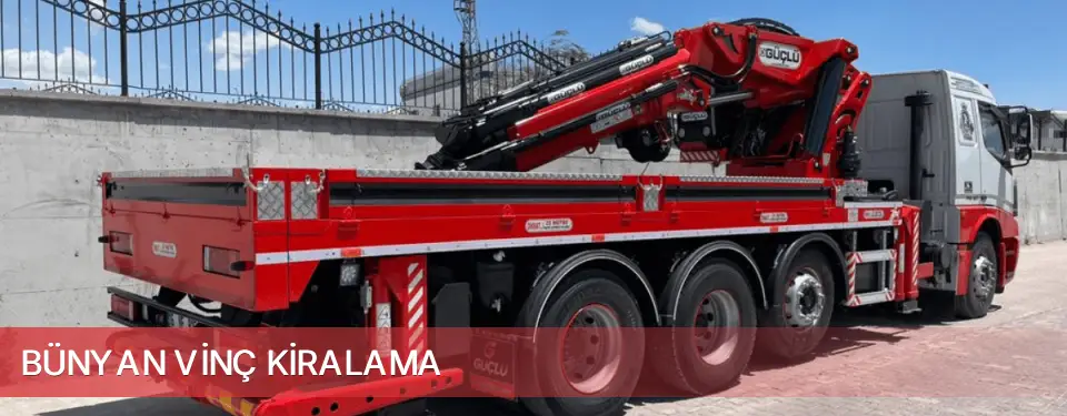 Bünyan İlçemi Vinç Kiralama